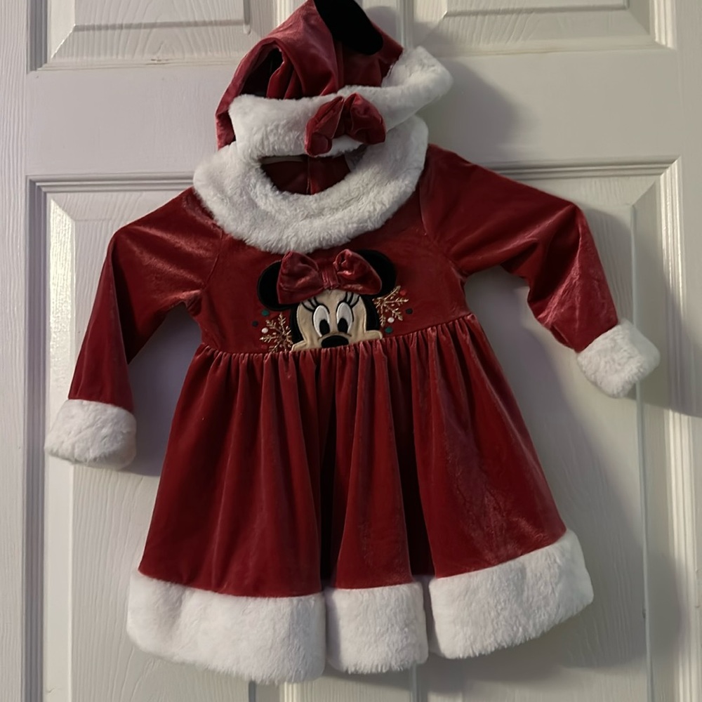Toddler Mickey Mouse Christmas dress